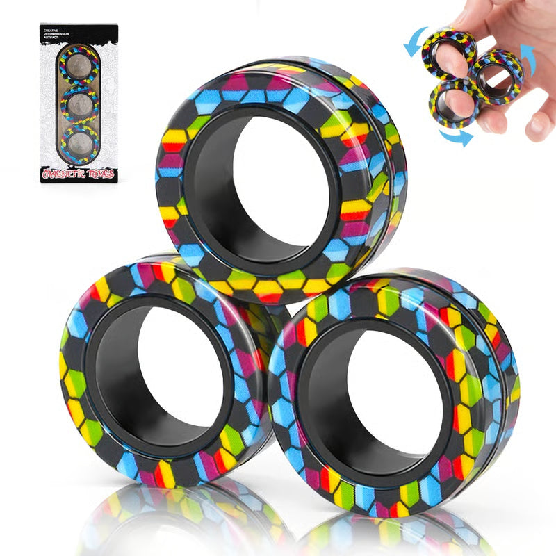 Magnetic Fidget Rings