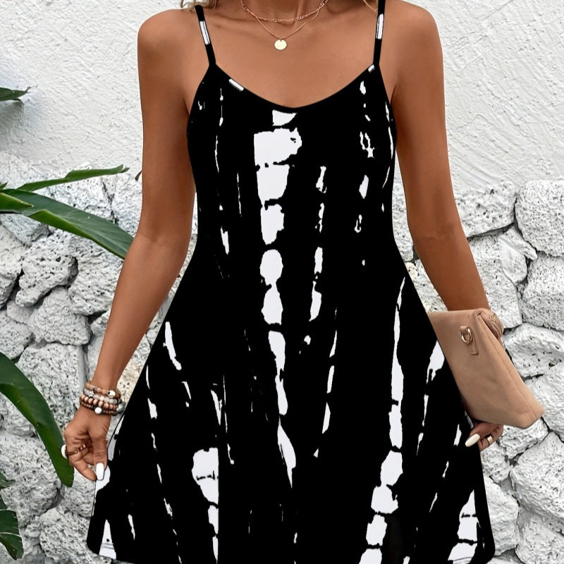 Summer European-style Halter Dress