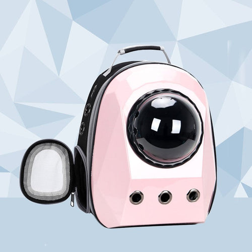Breathable Pet Space Capsule Carrier Bag | Dog & Cat Travel Backpack Cage