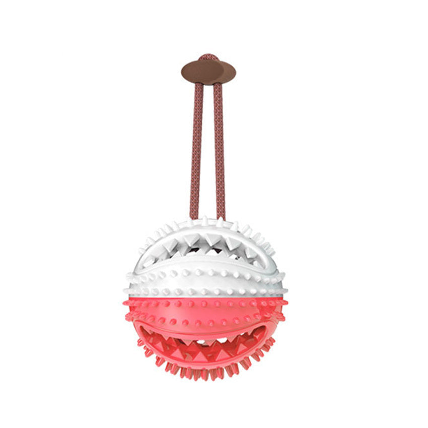 Silicon Suction Cup Dog Toy | Interactive Tug Ball for Chew, Bite & Tooth Cleaning