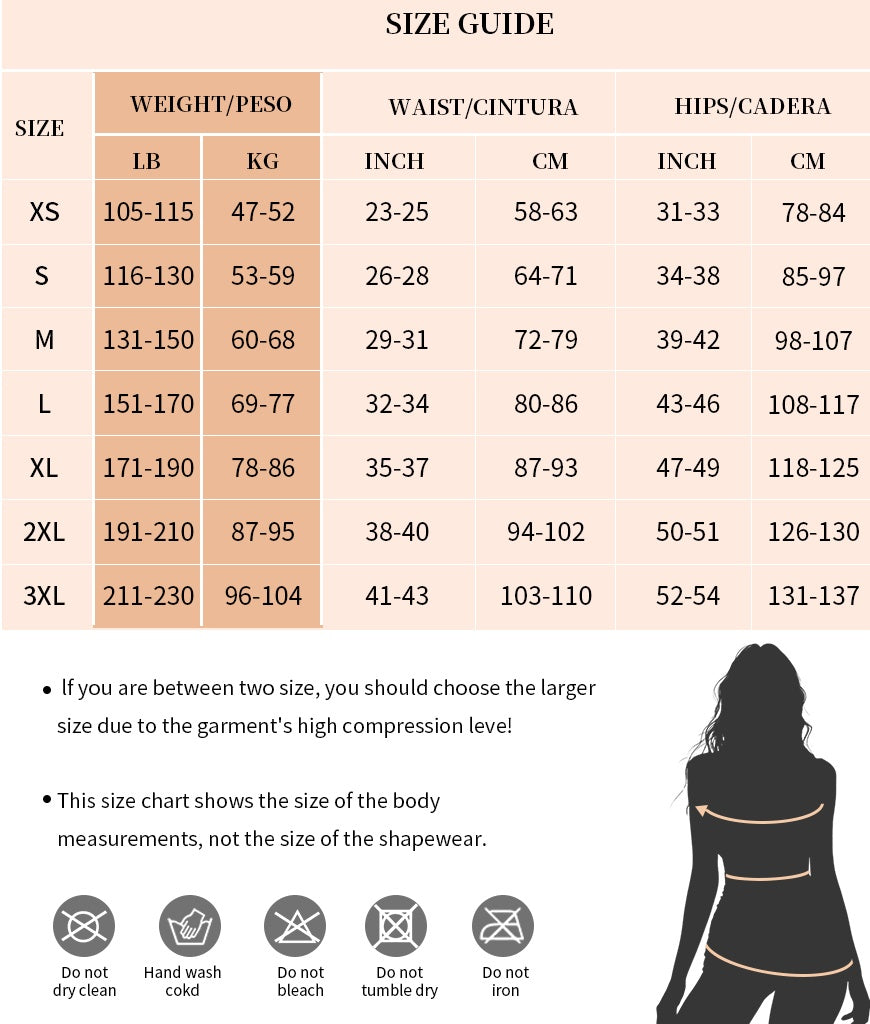 Women’s Faja Body Shaper Shorts – Tummy Control & Hip Lift with Zipper
