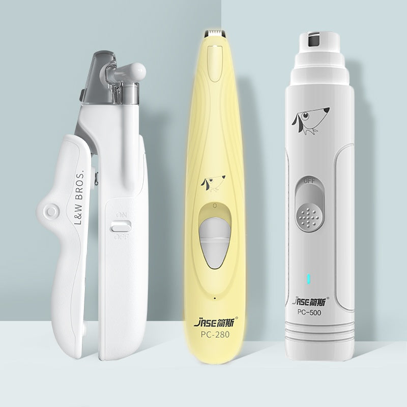 Professional Pet Nail Clippers with LED Light | Safety Trimmer Tool for Dogs & Cats