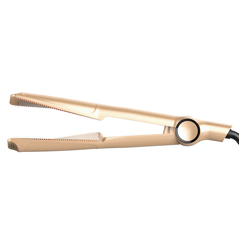 Professional 2-in-1 Hair Straightener & Crimper | Dry/Wet Hair Styling Comb