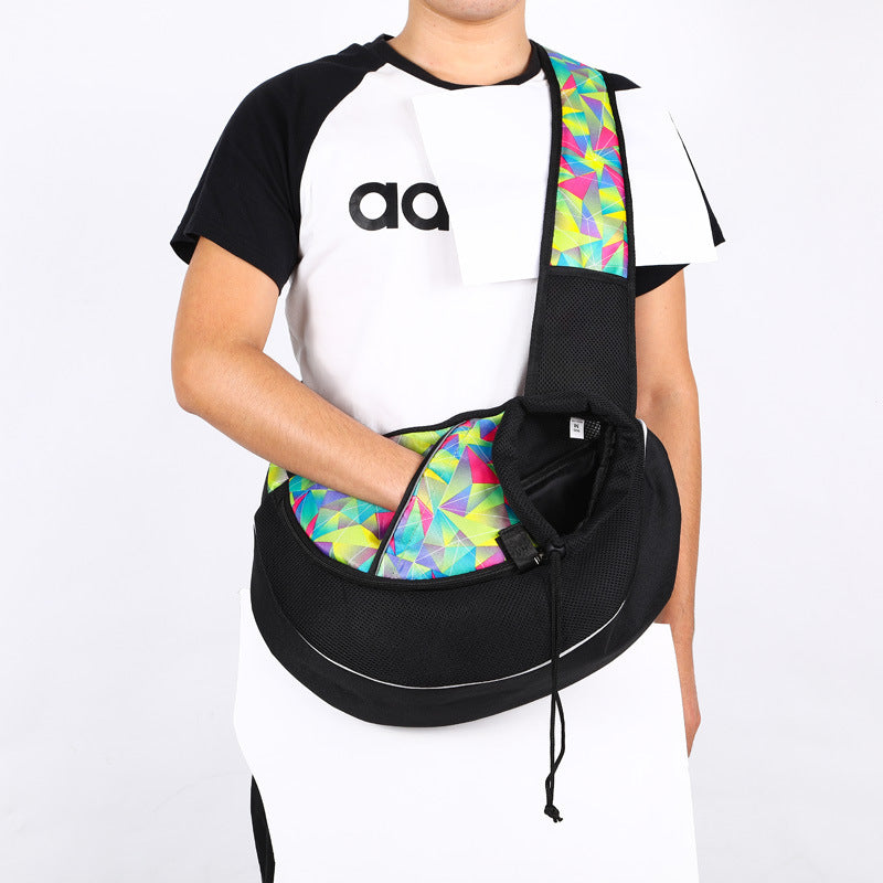 Stylish Portable Pet Carrier Bag | Crossbody Travel for Small Dog & Cat