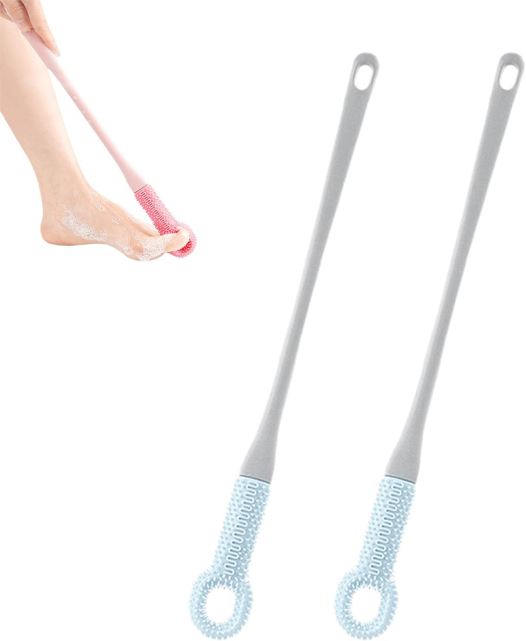 Easy-Reach Deep Cleaning Foot Brush
