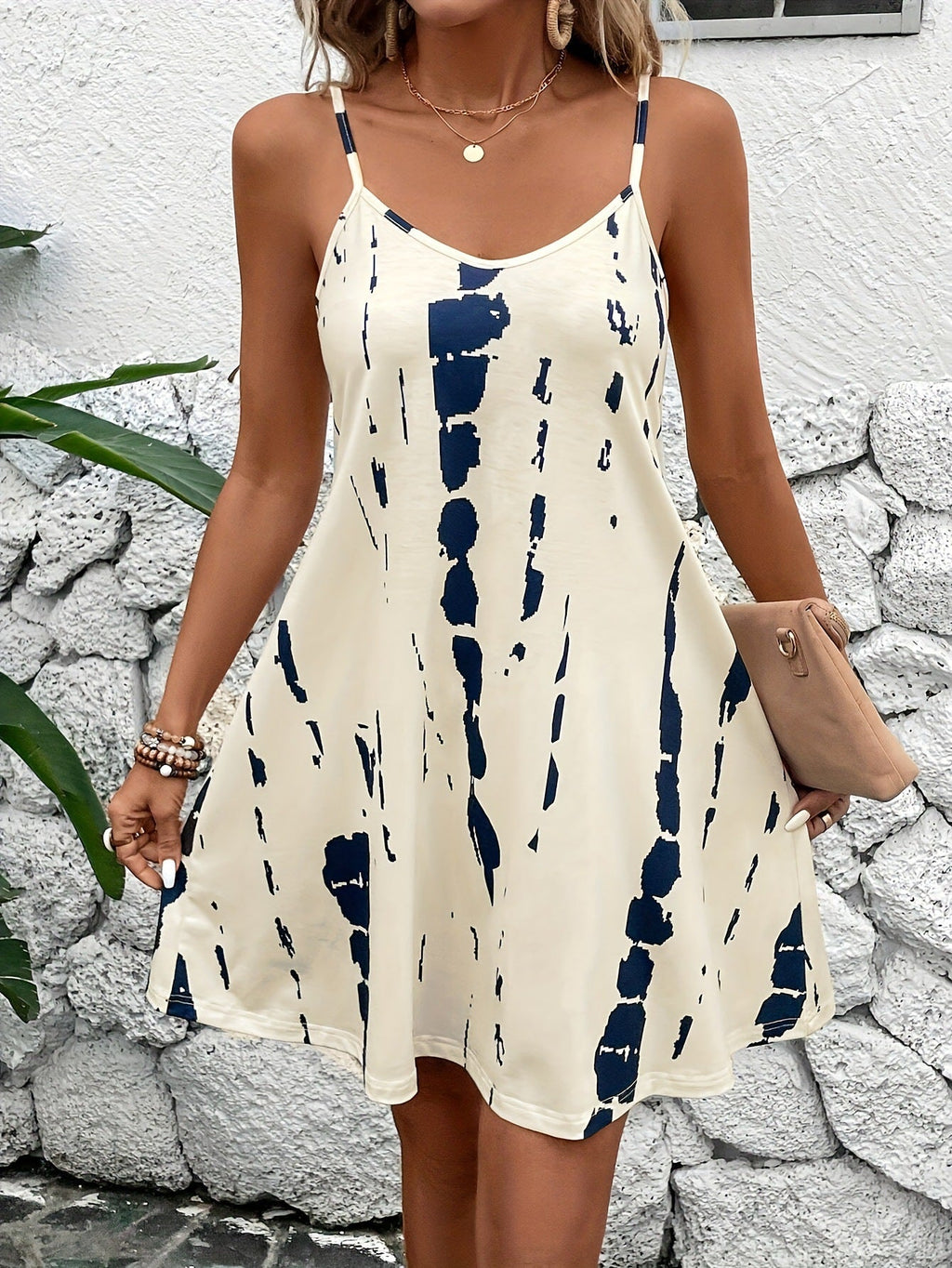 Summer European-style Halter Dress