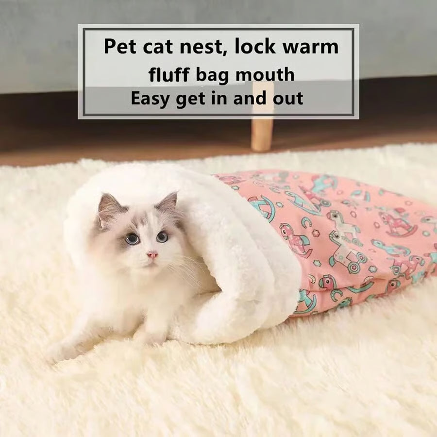 Cozy Pet Nest for Cats and Dogs