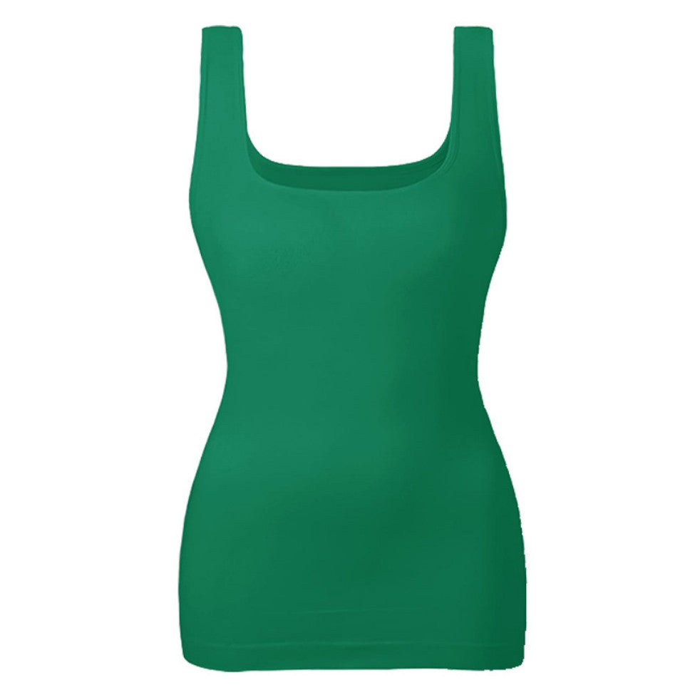Women's Tummy Control Shapewear Tank Tops Seamless Square Neck Compression Tops Slimming Body Shaper Camisole