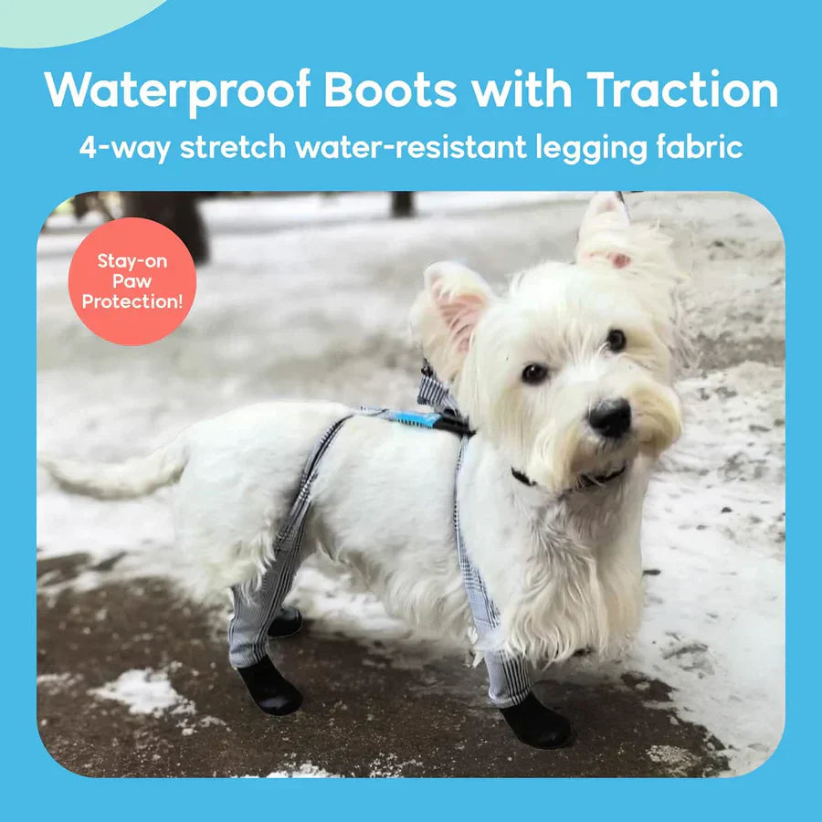 Premium Dog Leggings for Boots | Deluxe Anti-Slip Protective Winter Leg Covers
