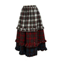 Women's Retro American Style Gradient Lace Skirt